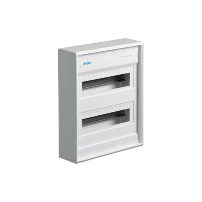 Hager Kleinverteiler, AP Volta IP30, 2x12PLE, DIN4387 VA24CN