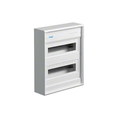 Hager Kleinverteiler, AP Volta IP30, 2x12PLE, DIN4387 VA24CN