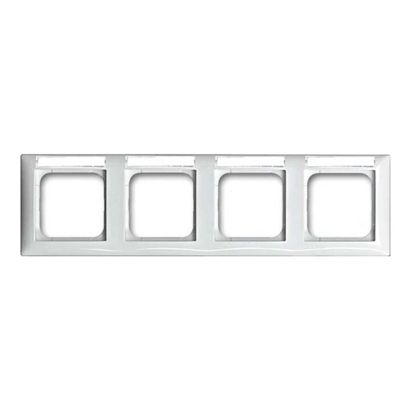 Busch-Jaeger Rahmen 4-fach alpinweiß 1734 NS-914