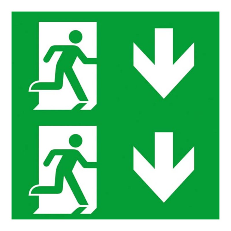 Ceag Notlichtsysteme Piktogrammscheibe 2-seitig LED PU/PU 40071354504
