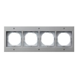 Gira Abdeckrahmen 4f.alu TX44 021465