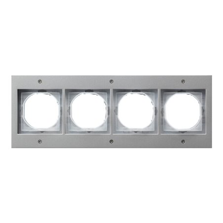 Gira Abdeckrahmen 4f.alu TX44 021465