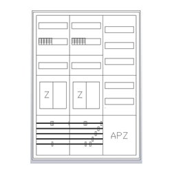 ABN Zählerschrank eHZ 2Z 2R 1V1APZ S37EA322