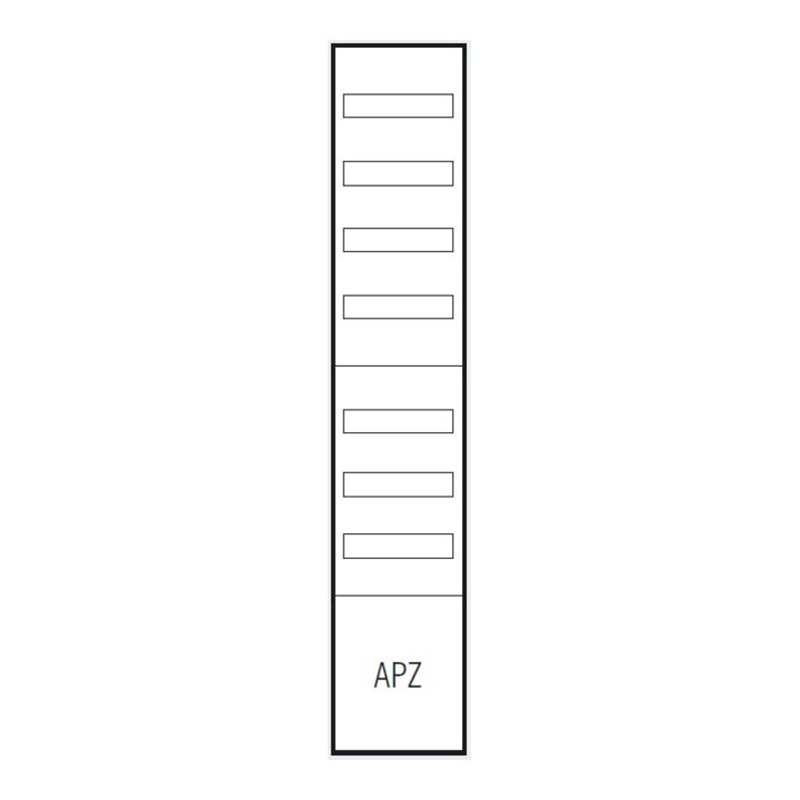 ABN Verteilerfeld 1V 1APZ 250x300mm VA19