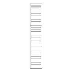 ABN Verteilerfeld 1V 9xGerätetragsch. VR19