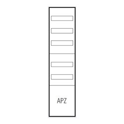 ABN Verteilerfeld 1V 1APZ 250x300mm VA17