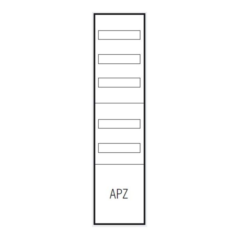 ABN Verteilerfeld 1V 1APZ 250x300mm VA17