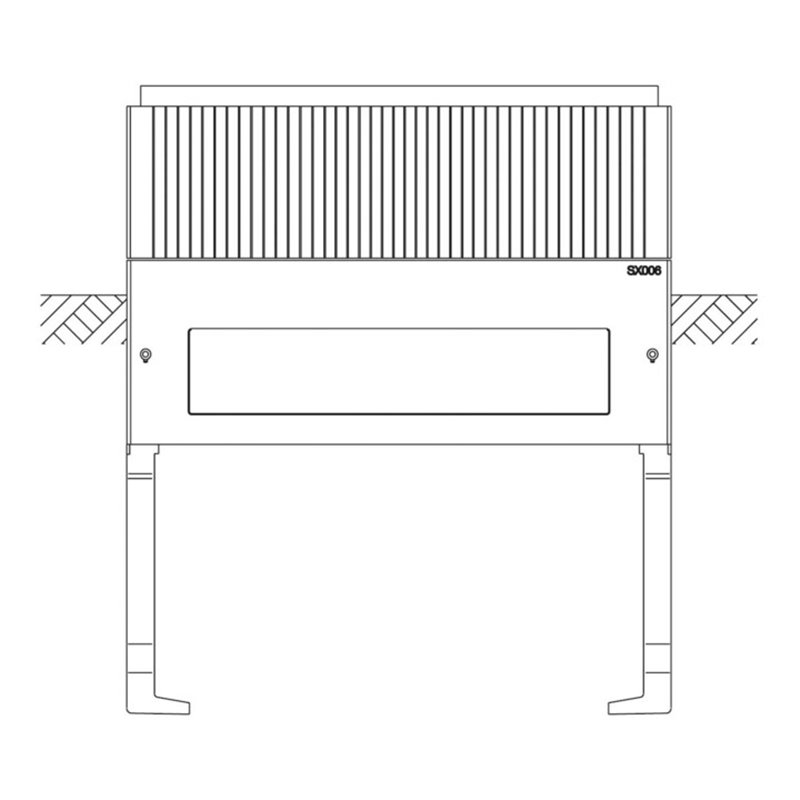 ABN Sockel Gr.1 3-feld Höhe 900mm SX006