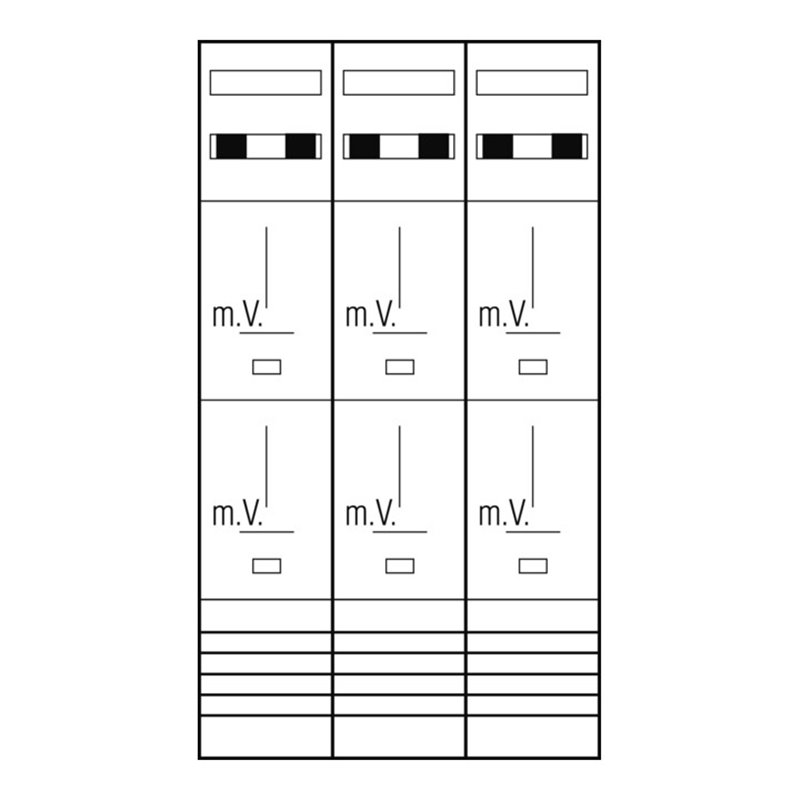 ABN Zählerplatz 3Pkt 6Z Z39160