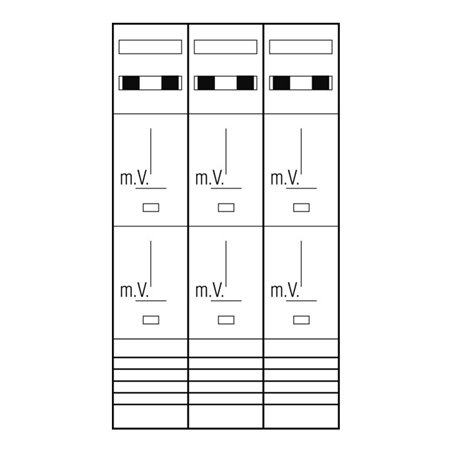 ABN Zählerplatz 3Pkt 6Z Z39160