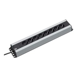 Bachmann 19Zoll Steckdosenleiste 8f Schutzk.,35Grad 300.006