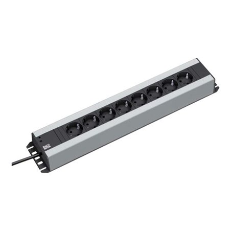 Bachmann 19Zoll Steckdosenleiste 8f Schutzk.,35Grad 300.006