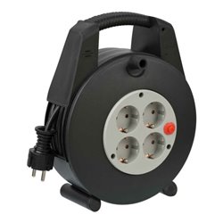 Brennenstuhl Kabelbox sw/lgr 15m H05VV-F 3G1, 5 VarioLine, 1094200