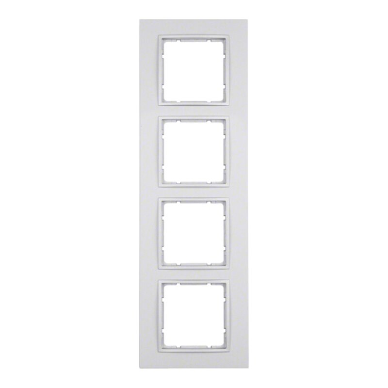 Berker Rahmen Alu/matt 4fach 10146424