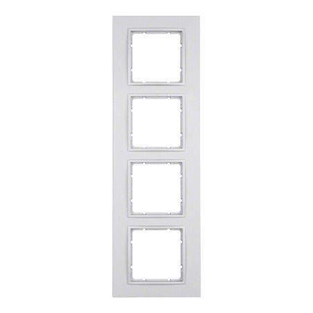 Berker Rahmen Alu/matt 4fach 10146424