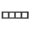 Berker Rahmen K.1 4fach waager. anthrazit 13837006