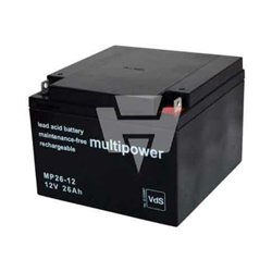 Hückmann Multipower Blei-Akku MP26-12 Pb 12V/26Ah 117381