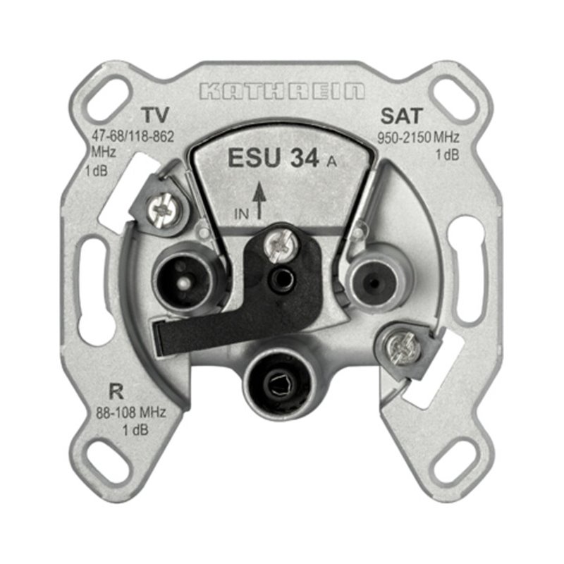 Kathrein Einkabel-Steckdose 3fach Einzeldose ESU 34