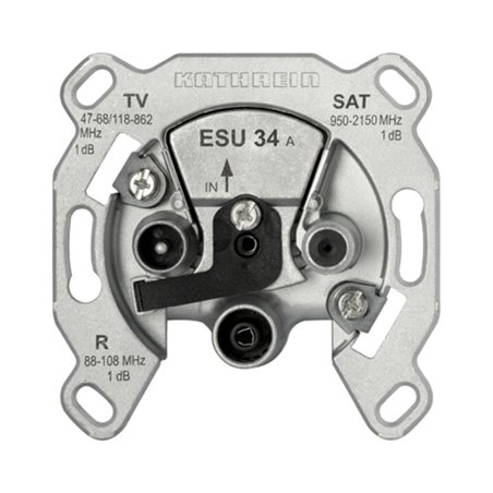 Kathrein Einkabel-Steckdose 3fach Einzeldose ESU 34