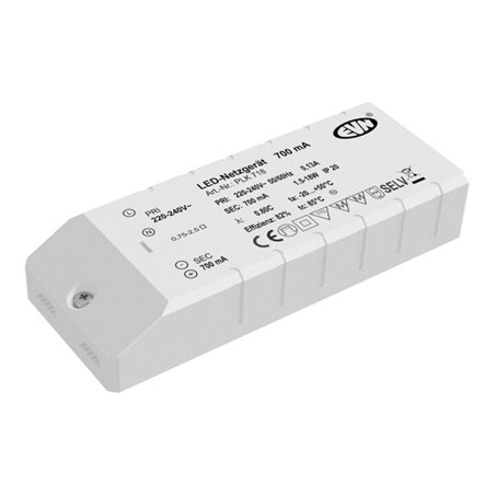 EVN Lichttechnik LED-Netzgerät 700mA 1, 5-18 Watt PLK 718