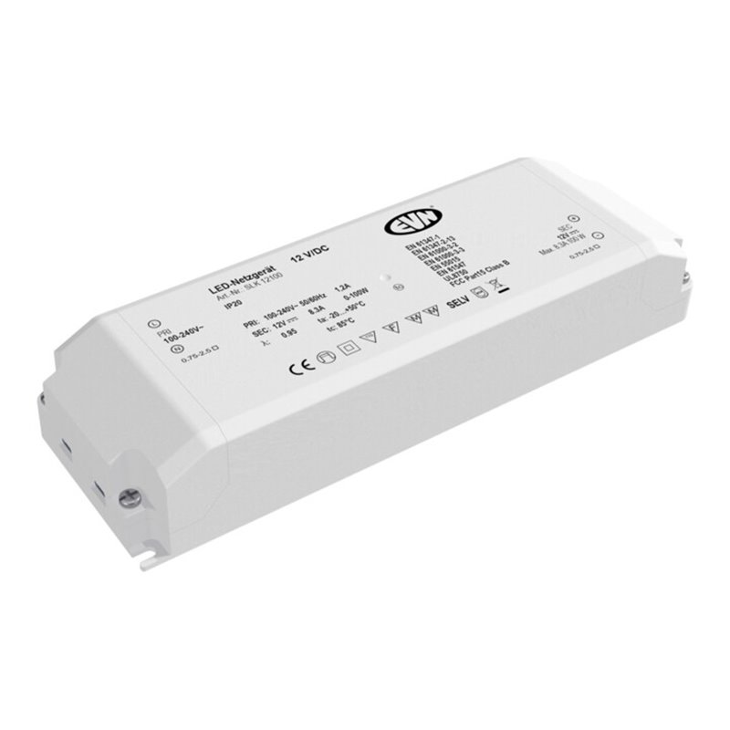EVN Lichttechnik Netzgerät 12V/DC-0, 1-100W IP20 SLK12100
