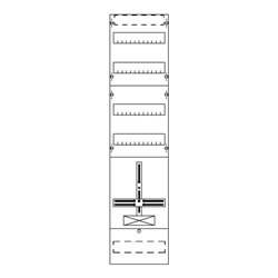 Striebel&John Zählerfeld 7RE ohne Verdrahtung FD17KH1