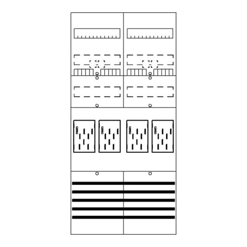 Striebel&John Zählerfeld 7RE 4Z vorverdrahtet BF27B4