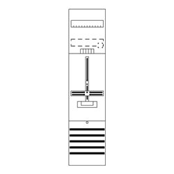 Striebel&John Zählerfeld 7RE 1Z vorverdrahtet DF17C1