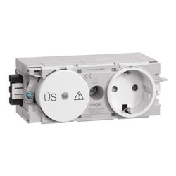 Tehalit Steckdose+Feinschutz verkehrsweiß GS12009016