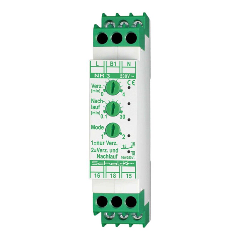Schalk Nachlaufrelais mit Einschaltverzögerung NR 3