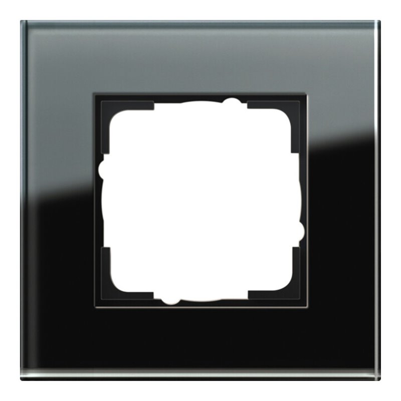 Gira Abdeckrahmen 1f. sw-glas Esprit 021105