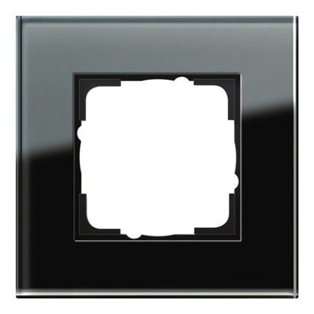 Gira Abdeckrahmen 1f. sw-glas Esprit 021105