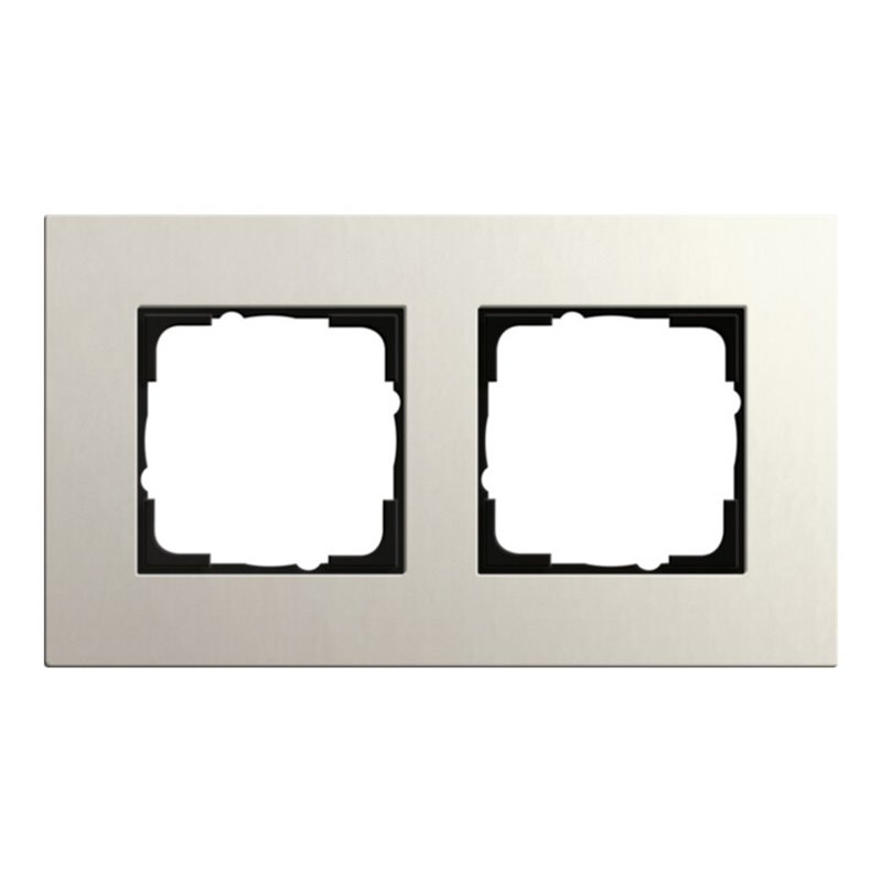 Gira Abdeckrahmen 2fach hellgrau 0212220