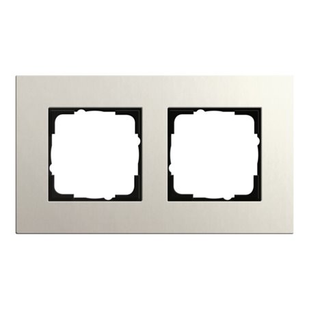 Gira Abdeckrahmen 2fach hellgrau 0212220