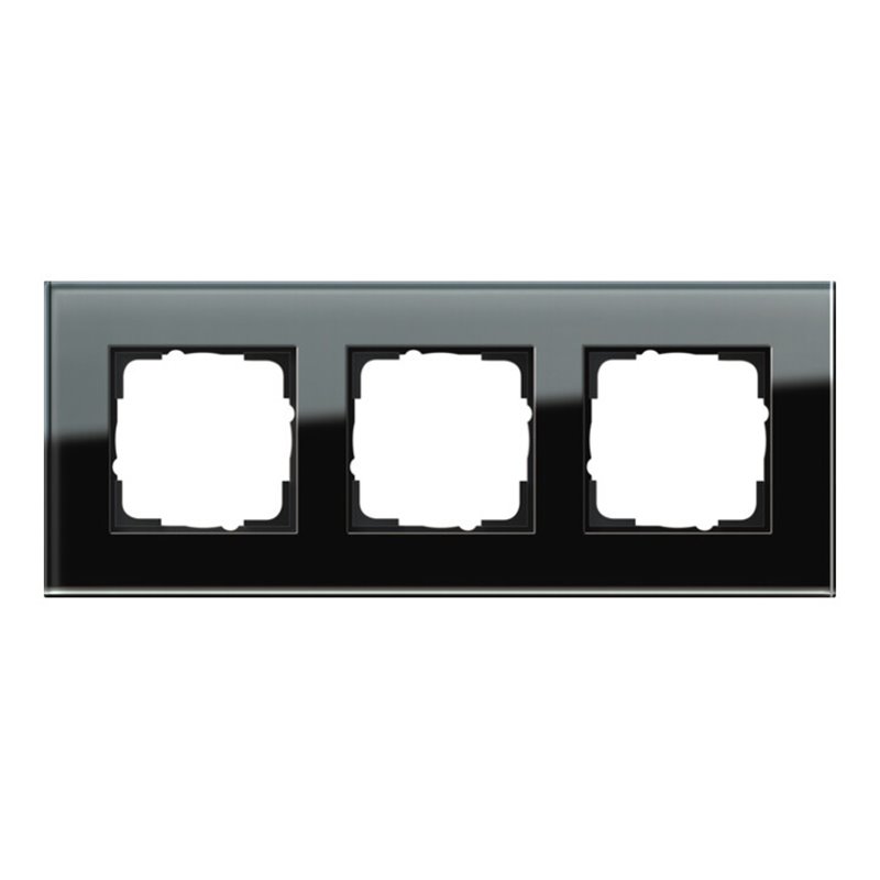 Gira Abdeckrahmen 3f. sw-glas Esprit 021305