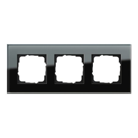 Gira Abdeckrahmen 3f. sw-glas Esprit 021305