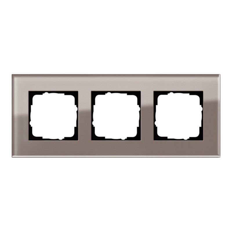 Gira Abdeckrahmen 3fach Esprit Glas Umbra 0213122