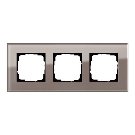 Gira Abdeckrahmen 3fach Esprit Glas Umbra 0213122
