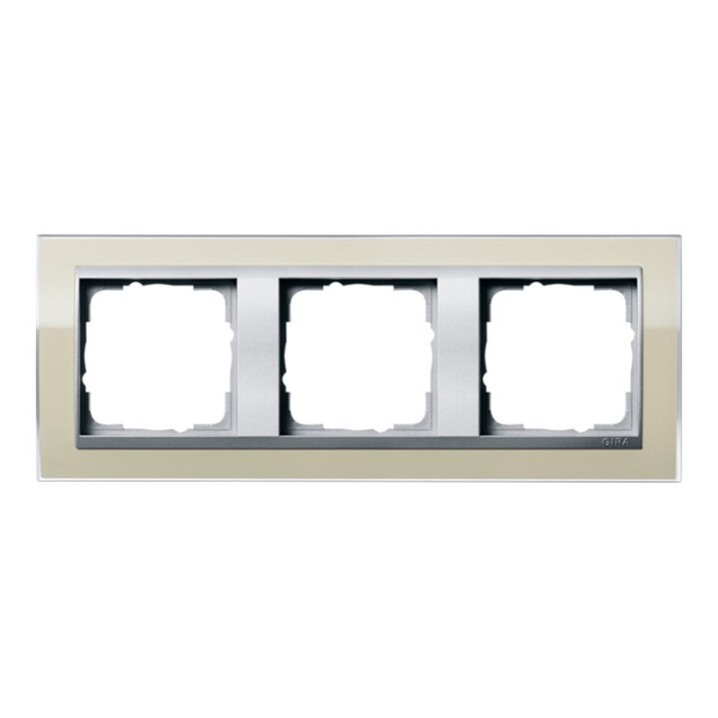 Gira Abdeckrahmen 3fach klar sand 0213776