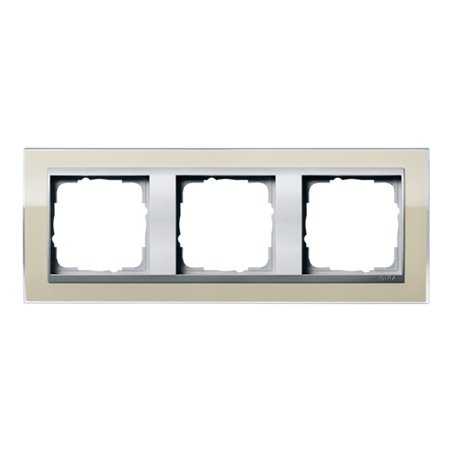 Gira Abdeckrahmen 3fach klar sand 0213776