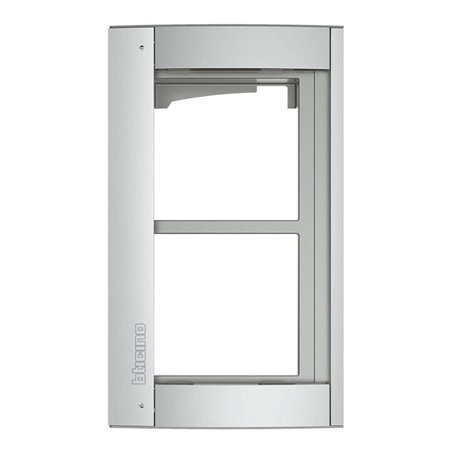 Legrand Rahmen u. Modulträger Allmetal, 2 Module 350221