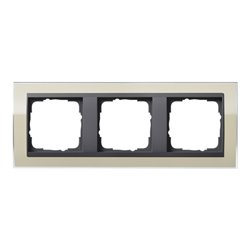 Gira Abdeckrahmen 3fach klar sand 0213778