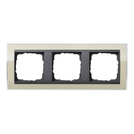 Gira Abdeckrahmen 3fach klar sand 0213778