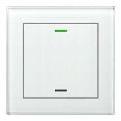 MDT technologies Glastaster II Light 1-fach RGBW, weiß, neutral BE-GTL1TW.01