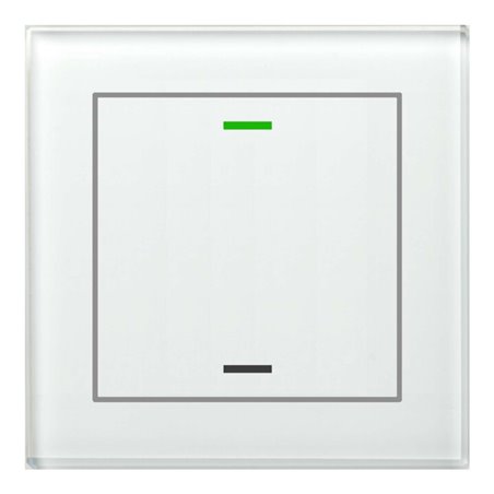 MDT technologies Glastaster II Light 1-fach RGBW, weiß, neutral BE-GTL1TW.01