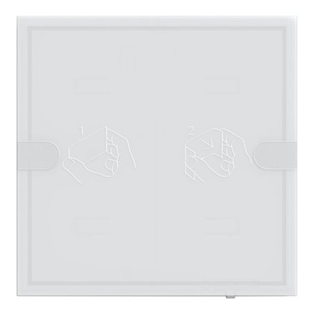 Gira KNX Tastsensor 4 Komfort 1f TS4 ws 5001003