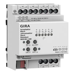 Gira Schalt-, Jalousieaktor 6f/3f 16 A 502300