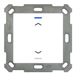MDT technologies Taster Light 55 1-fach RGBW, rws/glä, neutral BE-TAL5501.A1