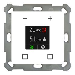 MDT technologies Raumtemperaturregler Smart rws/glänzend SCN-RTR55S.01
