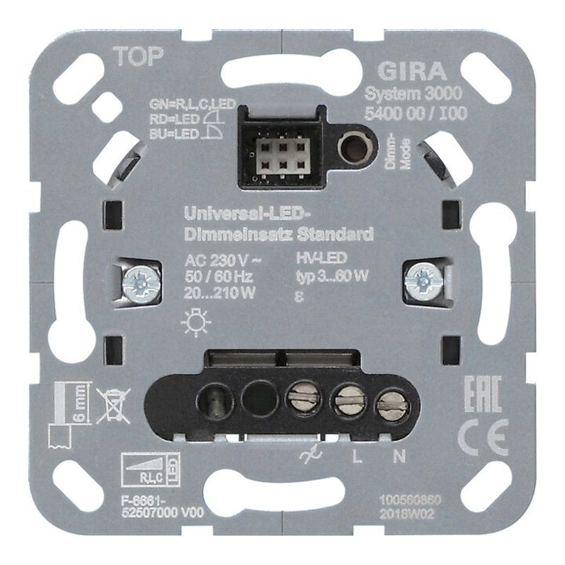 Gira Uni-LED-Dimmeinsatz standard 540000